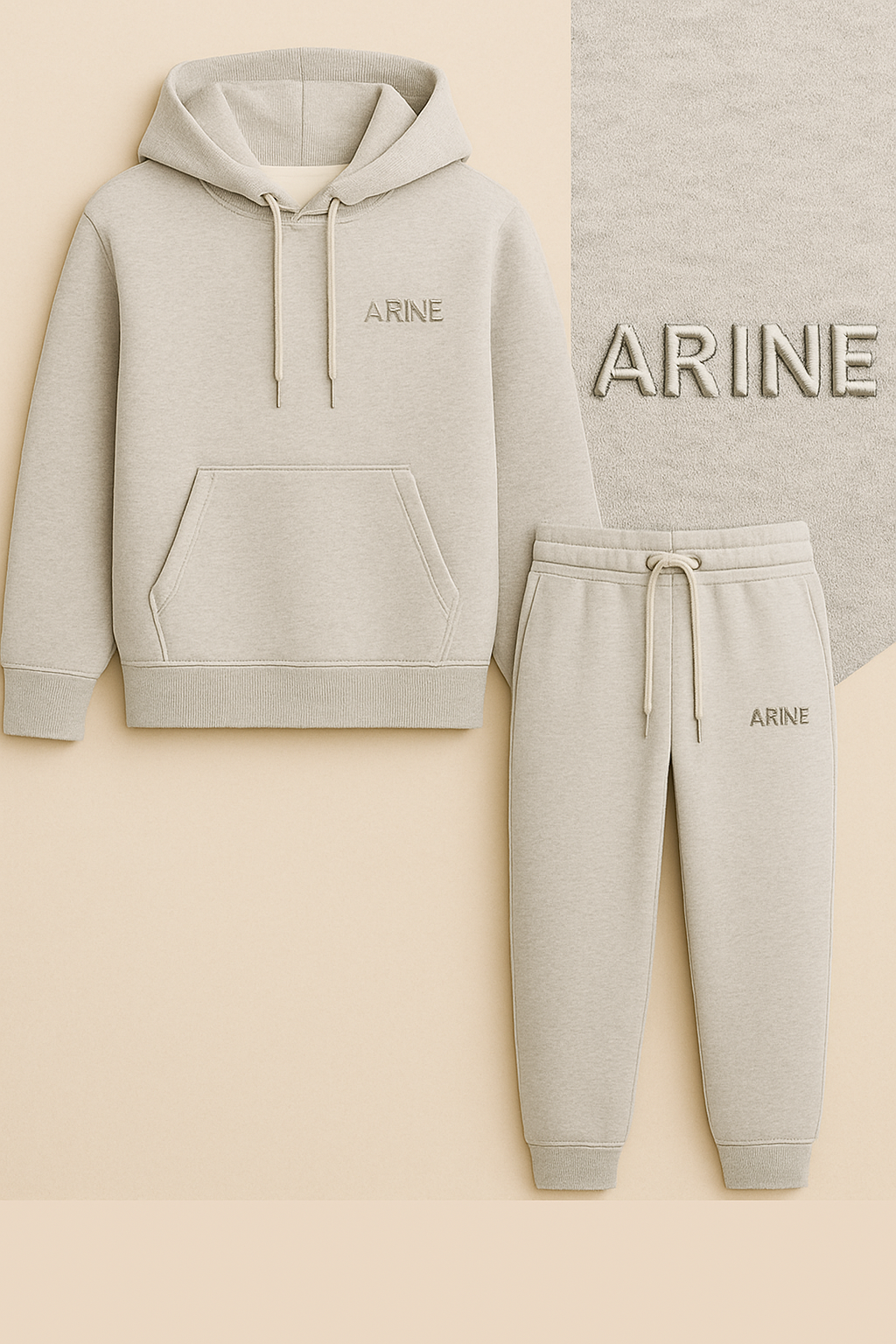 GREY - HOODIE SET