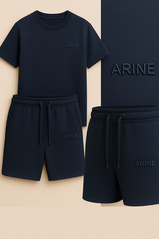 NAVY BLUE  - SHORT SET